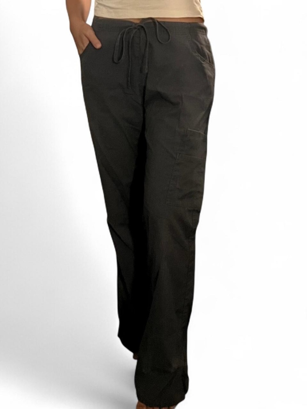 Dickies Black Drawstring Jogger Pants for women
